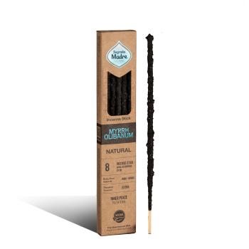 Myrrhe & Weihrauch - Natural Räucherstäbchen Sagrada Madre